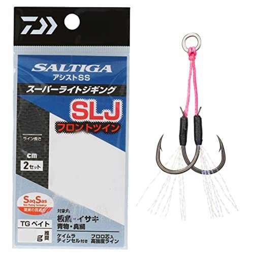 ダイワ(DAIWA) スーパーライトジギング用アシストフック ソルティガアシストＳＳ ＳＬＪ フロントツイン太軸 Ｌ_画像1