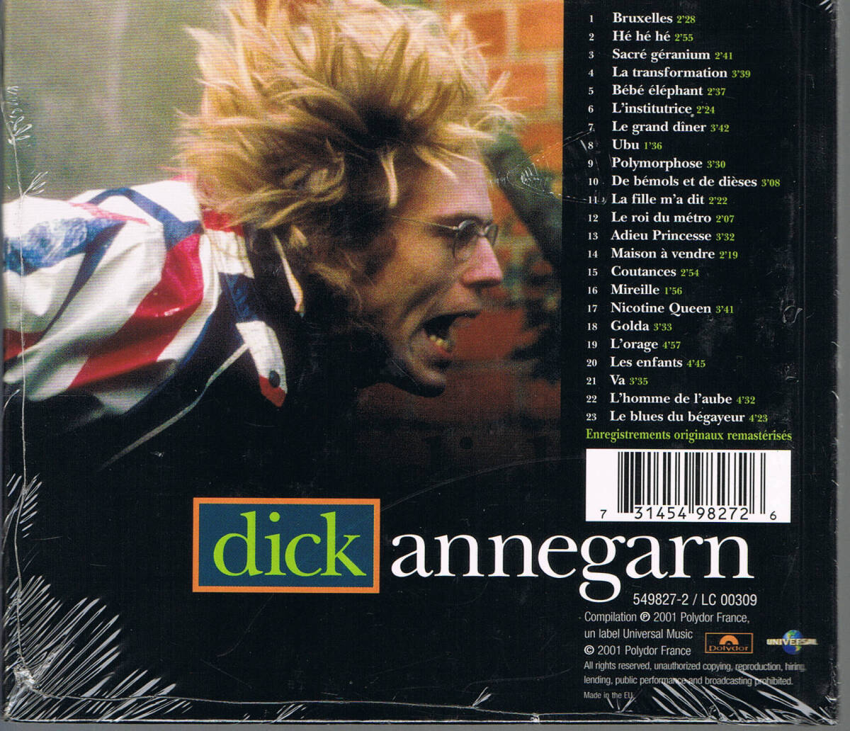 未開封品 ディック・アネガルン Dick Annegarn◆CD Story_画像2