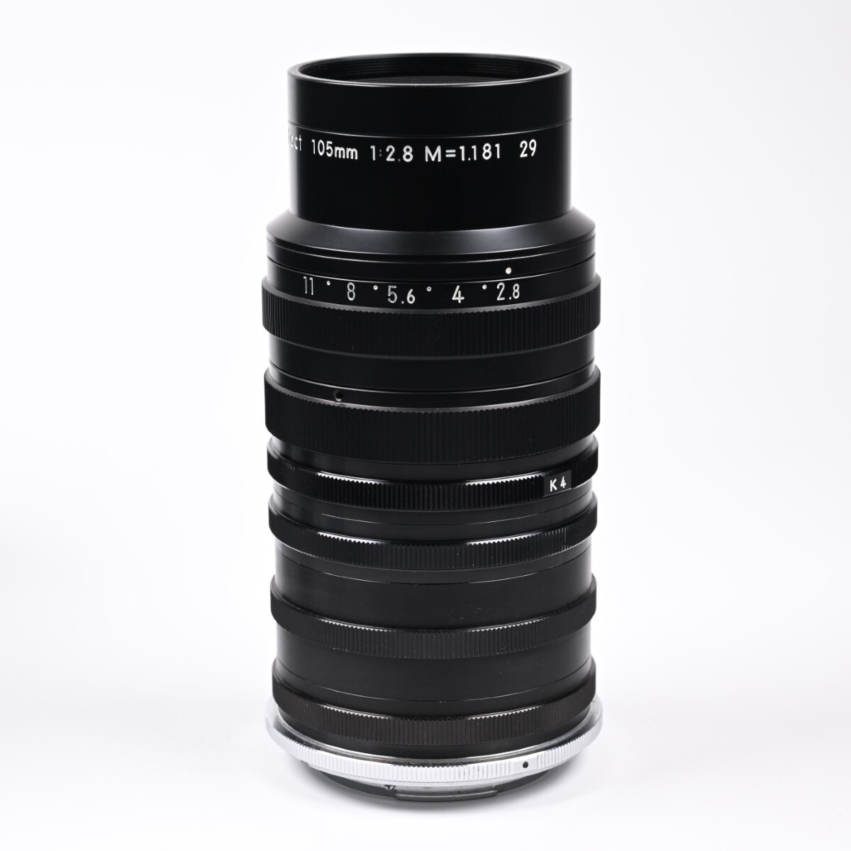 ■#170FF 特注品 Nikon Rayfact 105mm F2.8 M=1.181 栃木ニコン Printing Nikkor 高性能産業用レンズ マクロレンズ 接写■_画像5