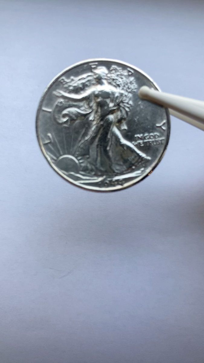 美品 ウォーキングリバティ　ハーフダラー 銀貨 1944 コイン