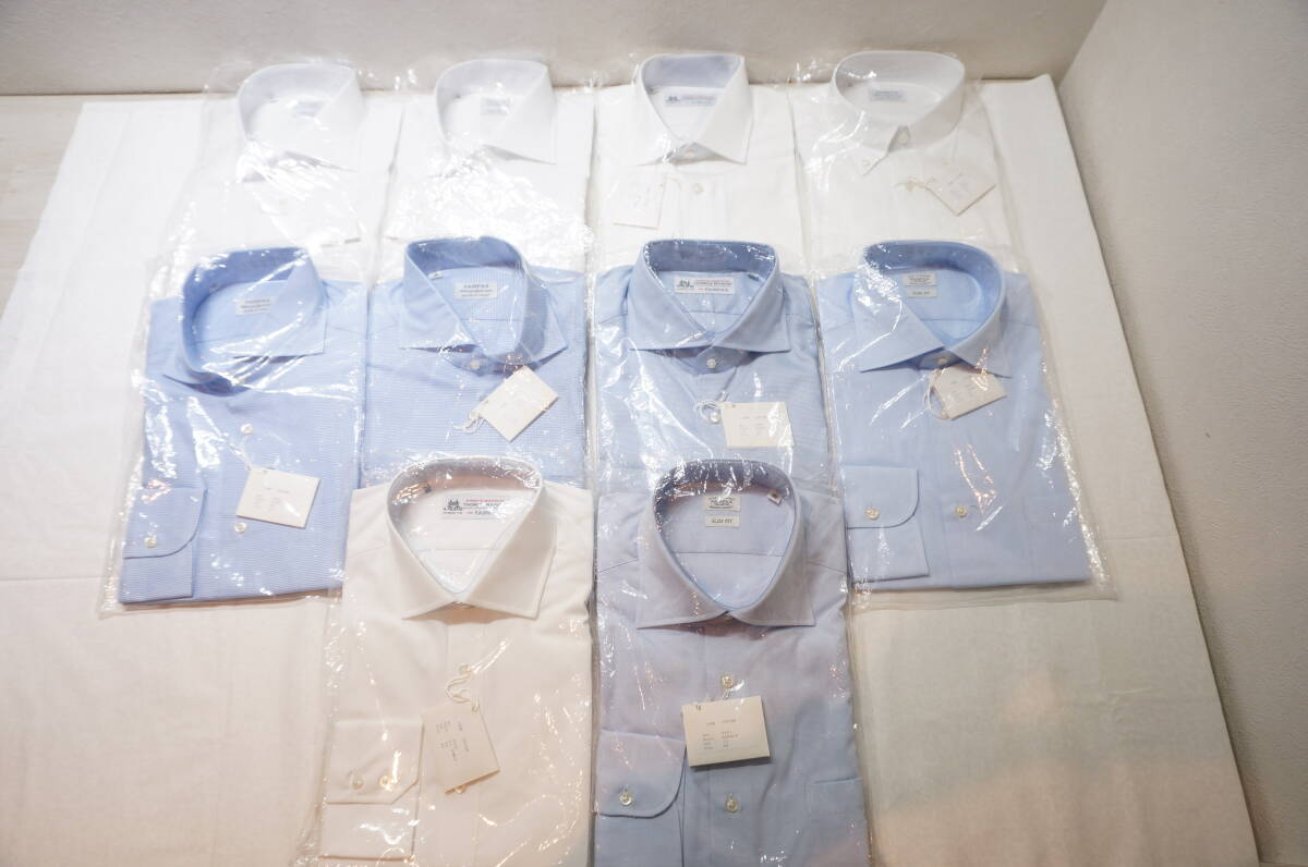 [J26-3.O] set sale! Y shirt 10 point long sleeve FAIRFAX 41-8 point /42-2 point color various . summarize set commuting wash change business use 