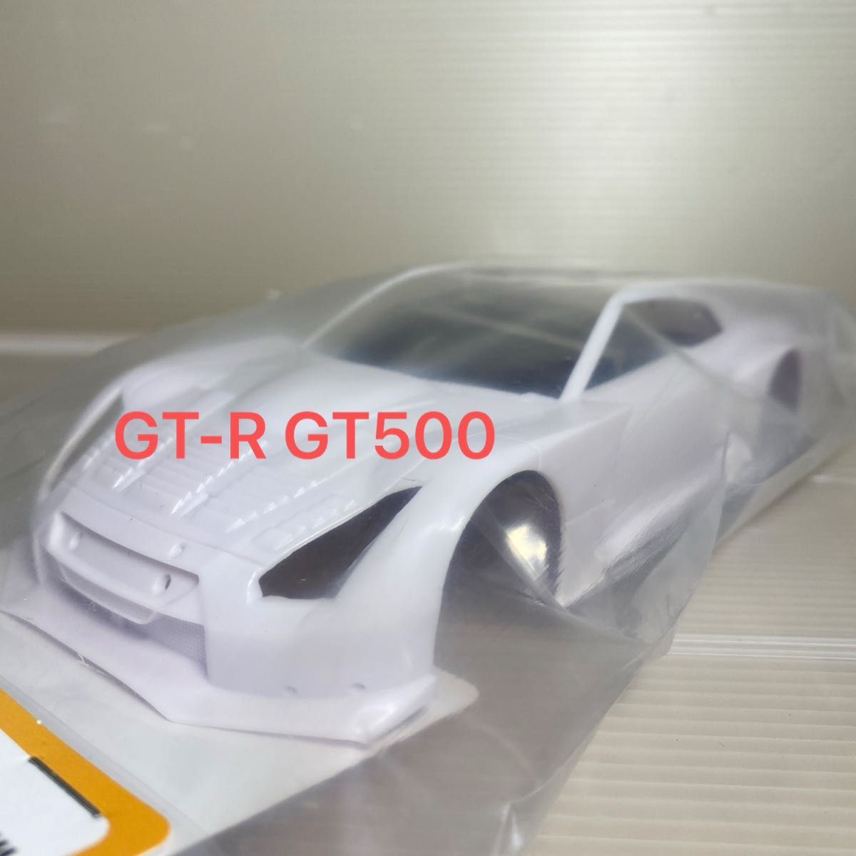 京商ミニッツMZN219 ニッサン GT-R GT500 2008 ホワイトボディセット ホイール付 ミニッツ用未塗装組立ボディ