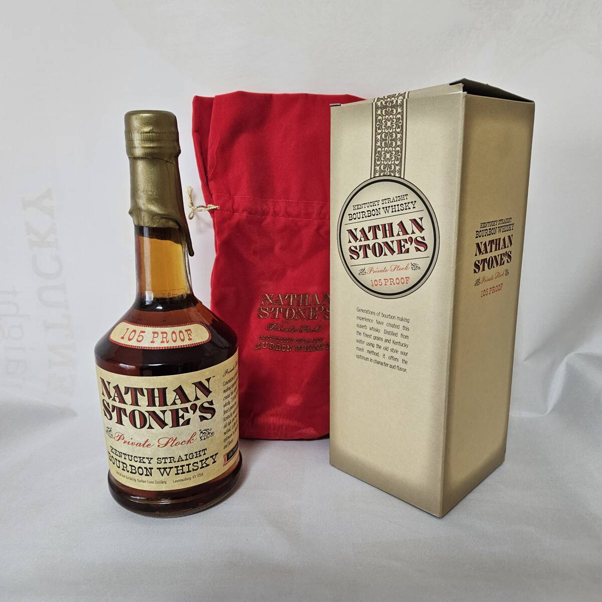 1990年 ネイサン ストーン NATHAN STONE'S 105Proof (52.5％) 750ml RIP VAN WINKLEの画像1