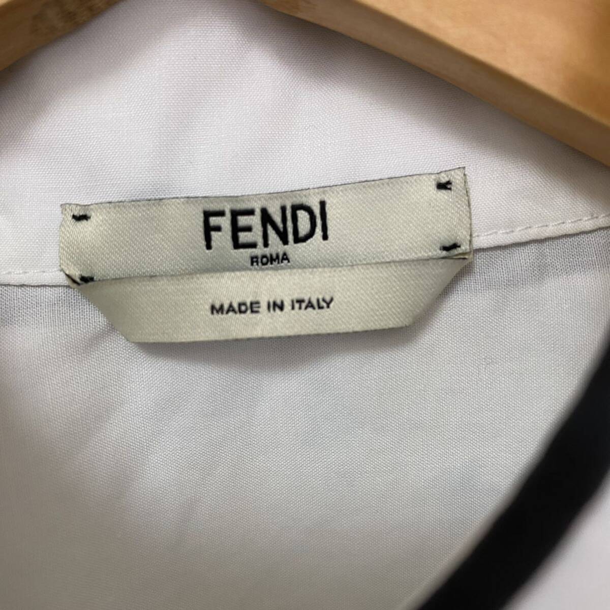 【即完品・超稀品】 FENDI フェンディ 20AW JOSHUA VIDES ジョシュアヴァーダス 騙し絵 だまし絵 長袖シャツ トップス カットソー 38 Mの画像5