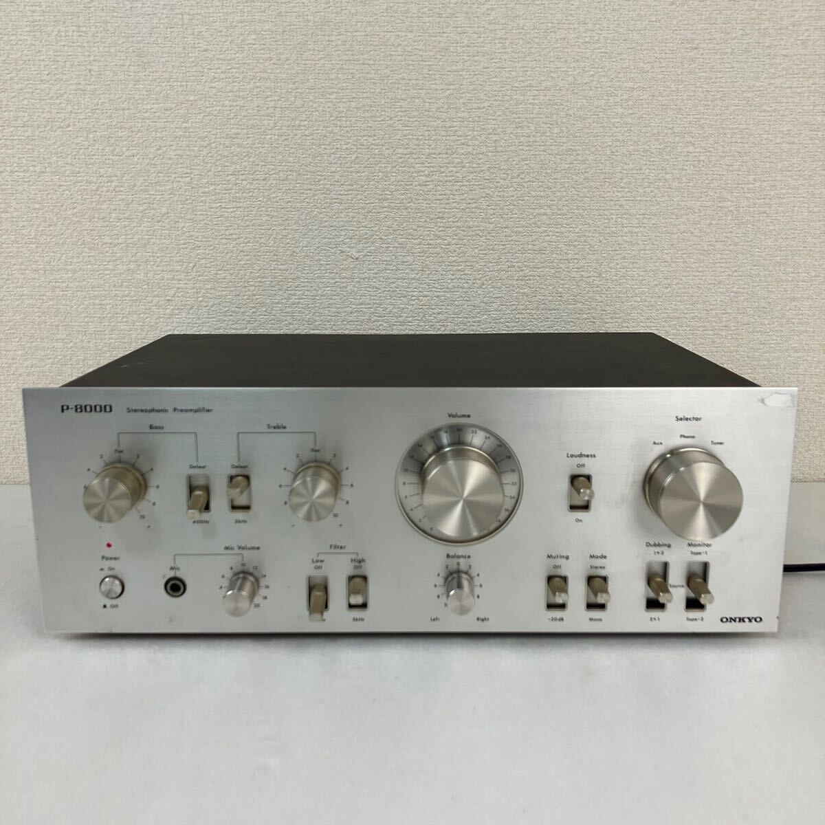 ONKYO オンキョー プリアンプ コントロールアンプ P-8000 _画像2