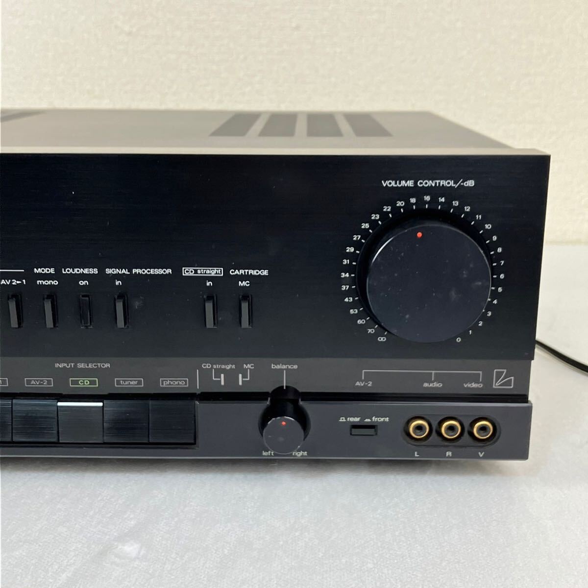 ALPINE LUXMAN LV-103u アルパイン ラックスマン 管球式 真空管 プリメインアンプ_画像6