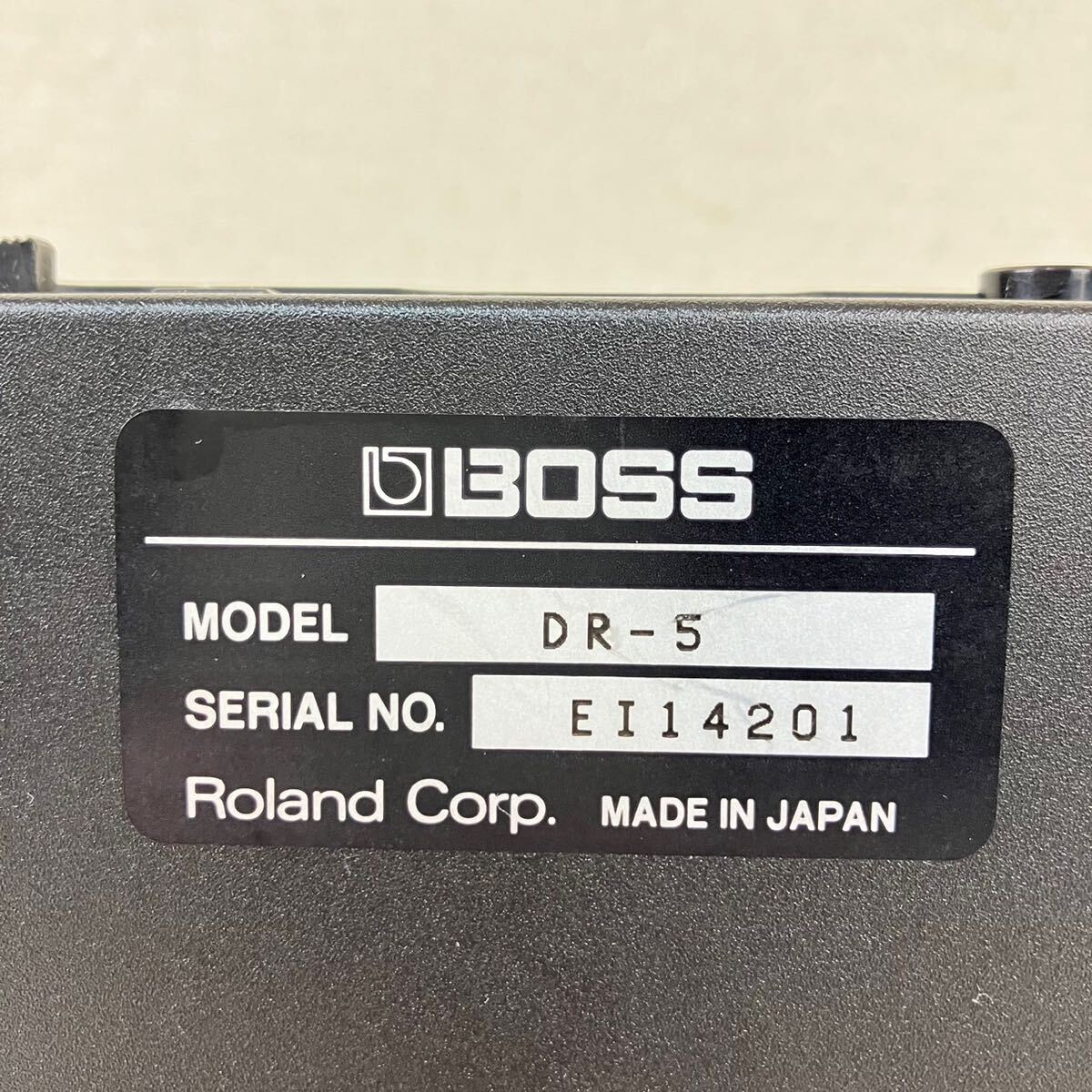 BOSS DR-5 ドラムマシン リズム リズムマシン ボス _画像10