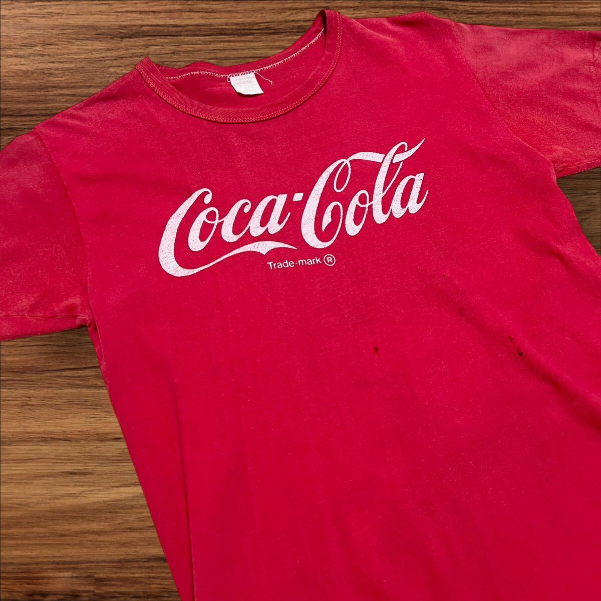 ★ USA製 80s 90s Coca Cola シングルステッチ Tシャツ コカ コーラ 企業 ロゴ ヴィンテージ 80年代 90年代 レア ★_画像5