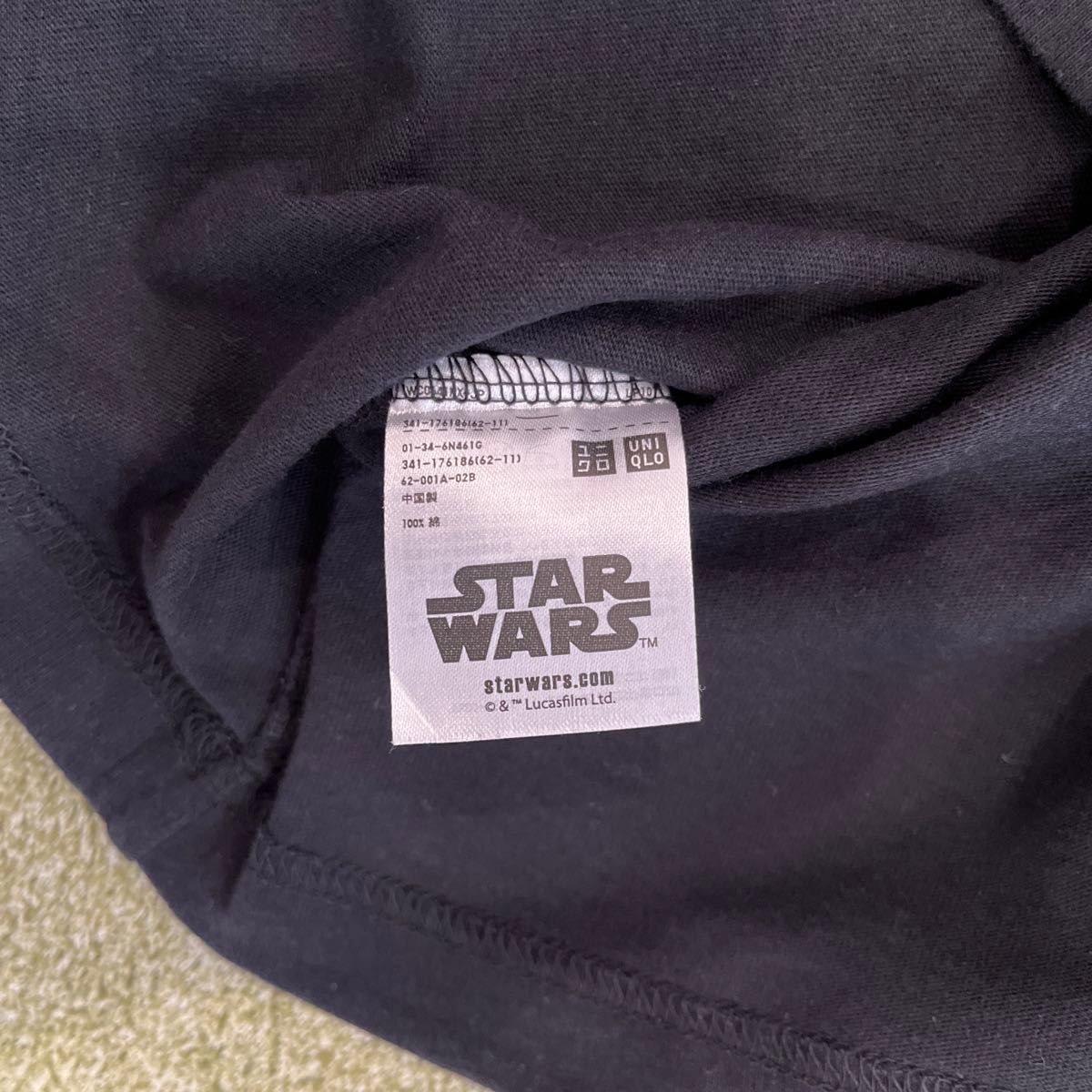 UNIQLO×STAR WARS/ヨーダ　Tシャツ メンズM【b】