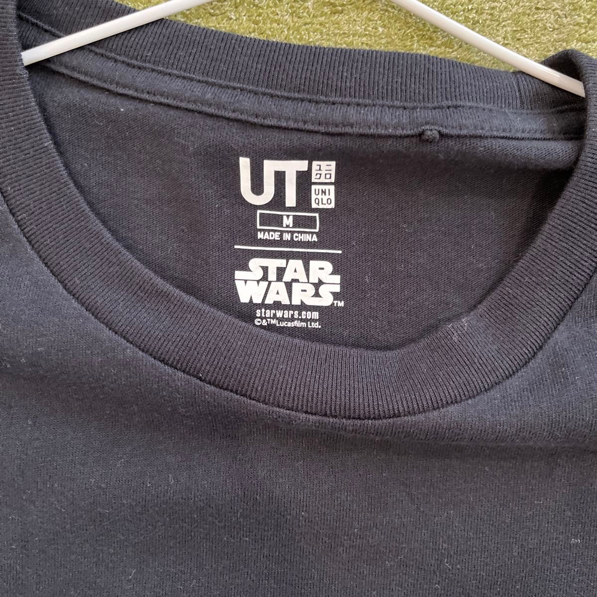 UNIQLO×STAR WARS/ヨーダ　Tシャツ メンズM【b】