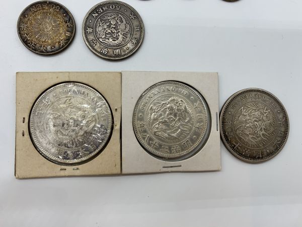 [ old coin etc. 118 sheets 640g set sale!] one . silver coin 100 jpy coin Tokyo Olympic memory Ginza .. one minute silver . silver . 10 sen Meiji Showa era coin money [1 jpy ]