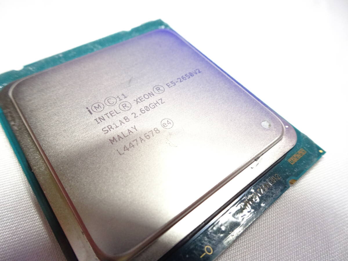 インテル Intel Ivy Bridge EPl XEON E5-2650 v2 プロセッサー 3.40GHz SR1A8 LGA2011 動作検証済 1週間保証_画像3