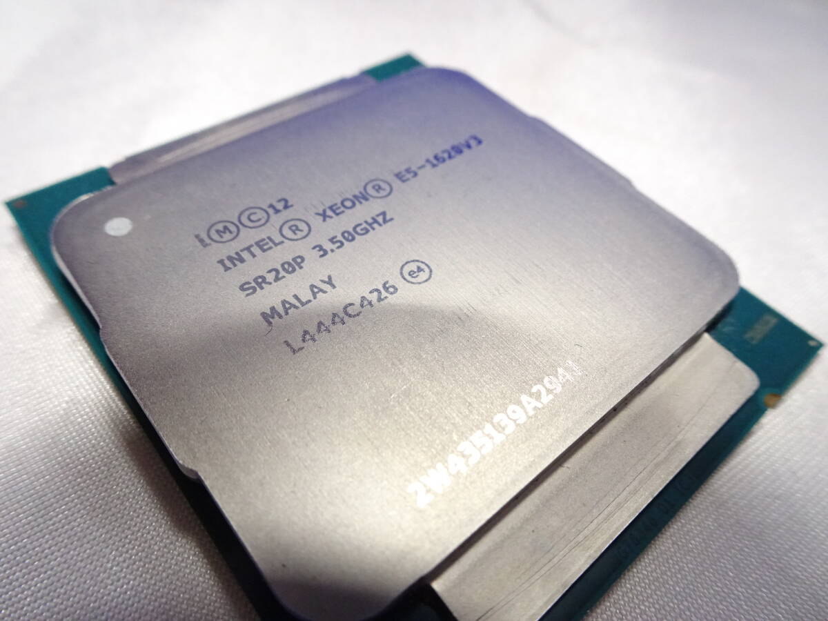 美品 インテル Intel Haswell E5-1620V3 プロセッサー 3.50GHz SR20P LGA2011-3 動作検証済 1週間保証_画像1