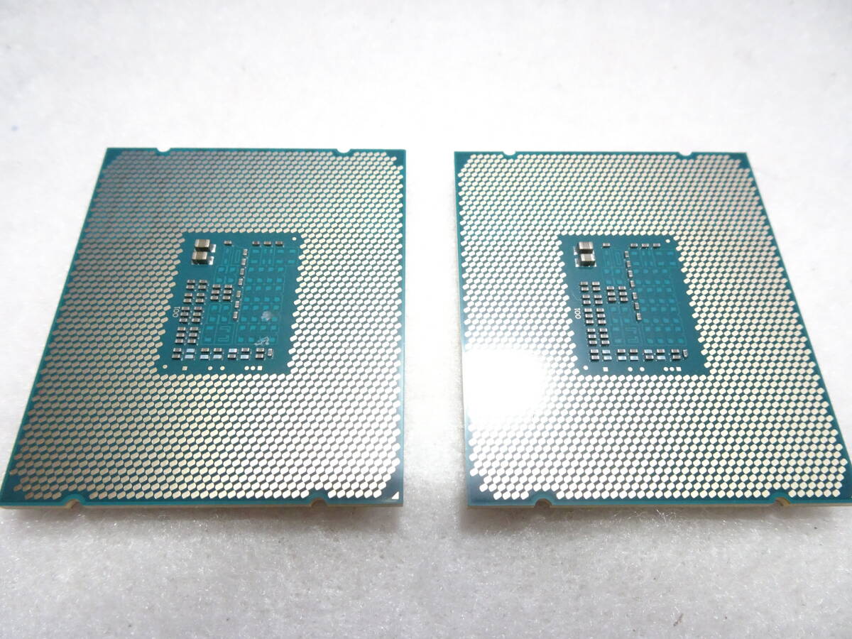 美品 インテル Intel Haswell XEON E5-2620V3 プロセッサー 2.40GHz 3.60GHz SR207 LGA2011-3 2個セット 動作検証済 1週間保証_画像4