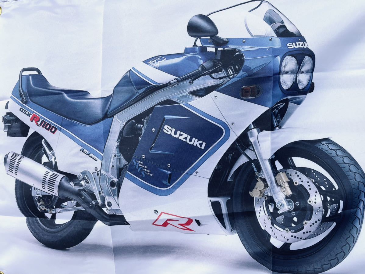 スズキ GSX-R1100 バナー フラッグ CBX BEET GS KH CB バブ 旧車 ゼファー FX ZRX XJR マッハ ハコスカ ホーク サンパチ BB83_画像2