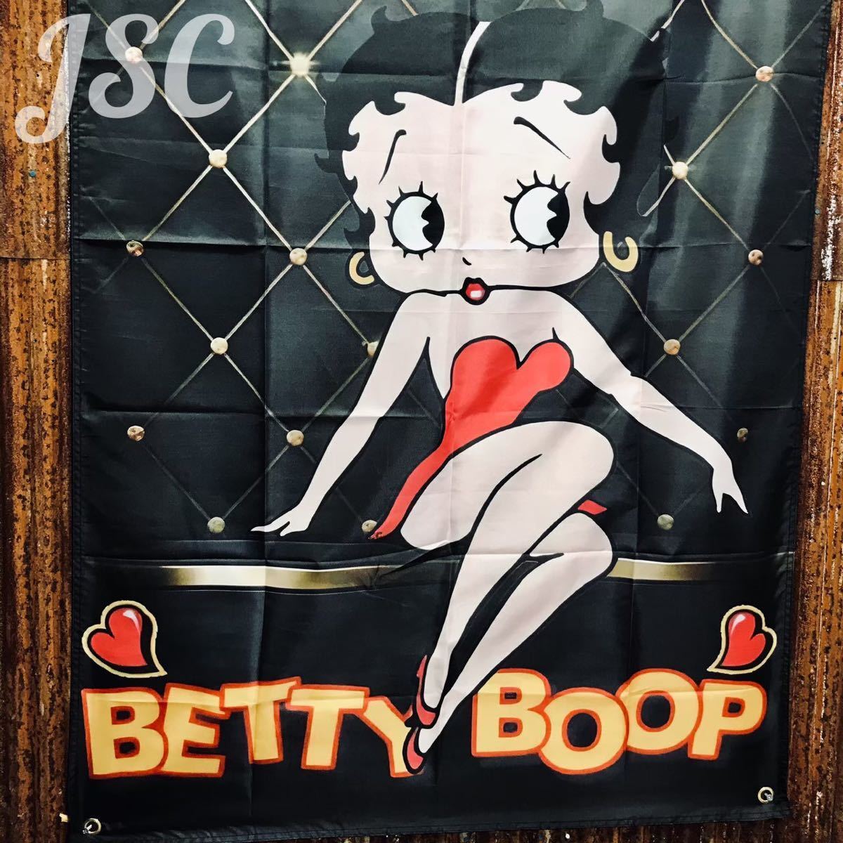 betiBETTY banner signboard flag American Casual old clothes american miscellaneous goods retro antique figure Harley Ame car garage Setagaya BC19