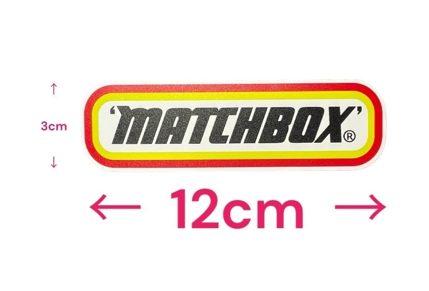 マッチボックス MATCHBOX 防水 ステッカー ミニカー ホットウィール コレクション ムーンアイズ 世田谷ベース 昭和レトロ おもちゃ SA30_画像3