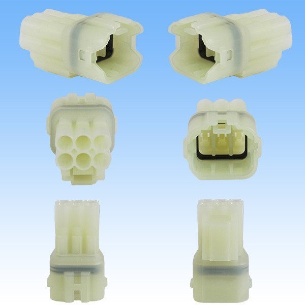 住友電装 090型 HM 防水 6極 オスカプラー・端子セット_画像2