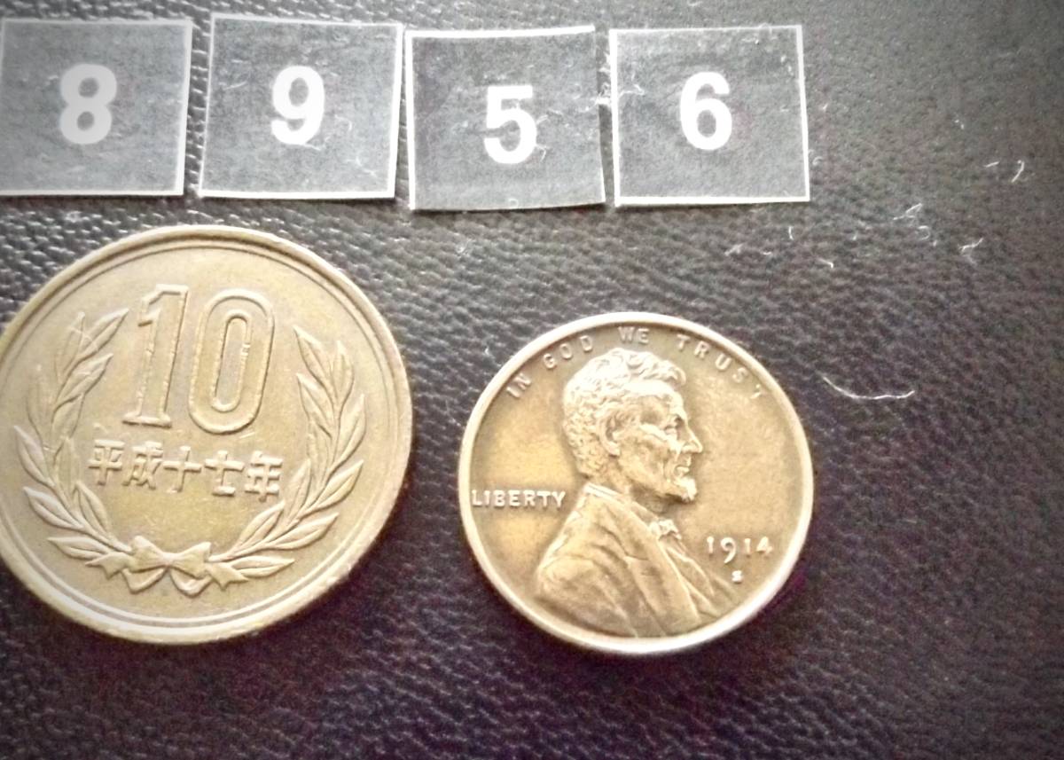 ヤフオク! - 麦ペニー アメリカ合衆国 1セントコイン 1914年