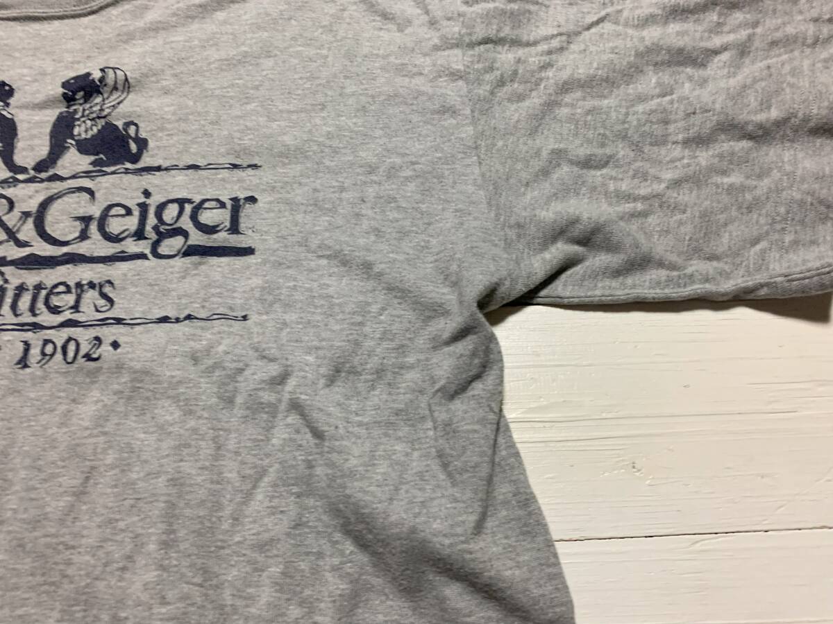 貴重 90年代 ウィリス＆ガイガー Tシャツ L willis&geiger グレー グレイ ウィルス_画像3