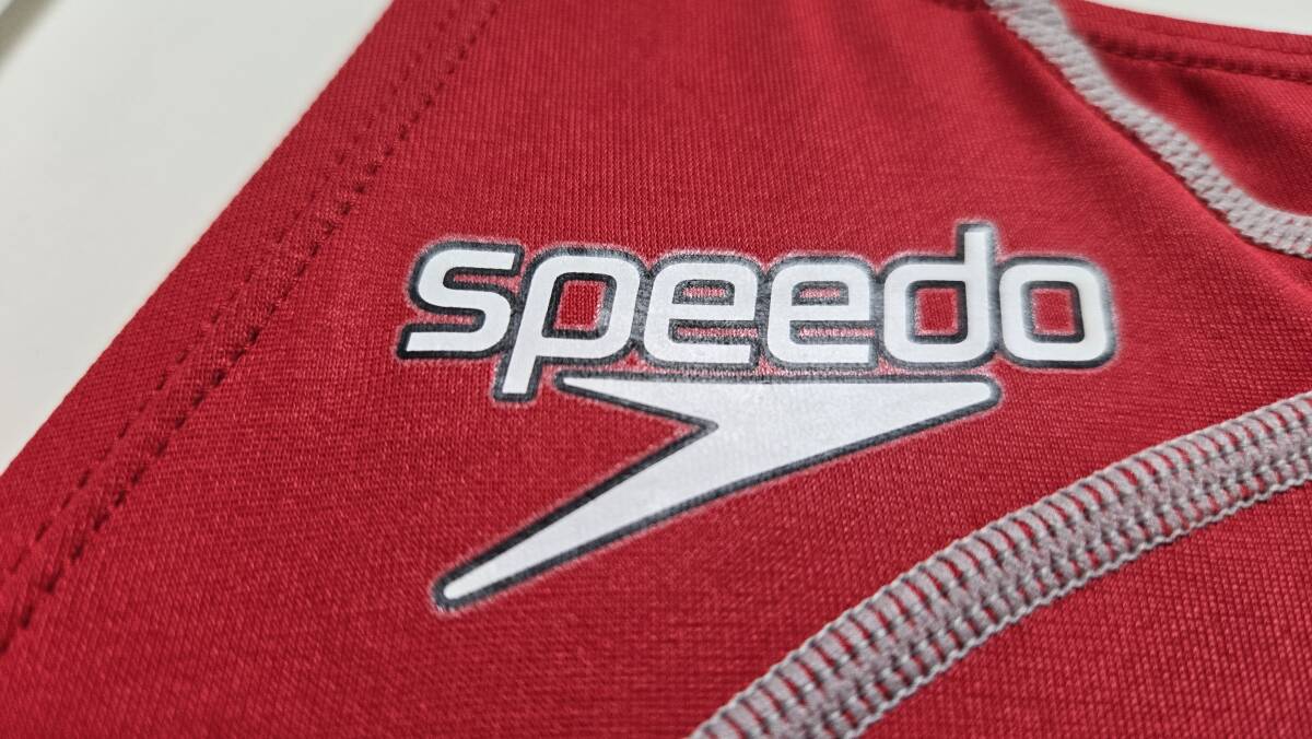 SPEEDO ハイカット 競泳水着 140サイズ フライングフィッシュ レースカットスーツ SD38A52A _画像2