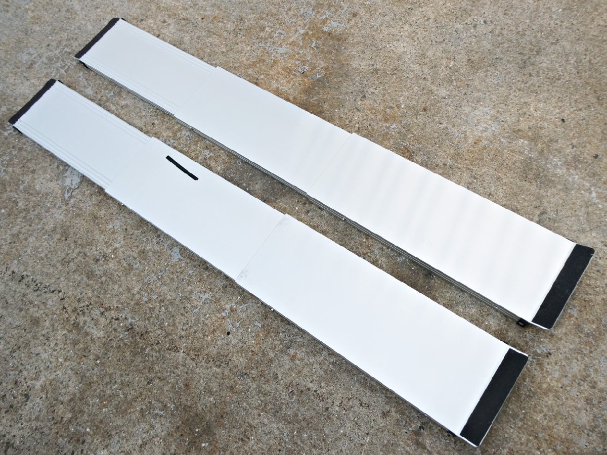 ○ スライド式 アルミスロープ 約幅12cm 長さ約76cm 115cm 150cm ○ スライド式 アルミスロープ 約幅12cm 長さ約76cm 115cm 150cm
