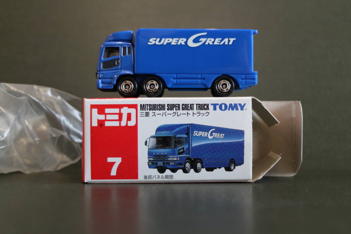 トミカ No.7 三菱スーパーグレート トラック_画像1