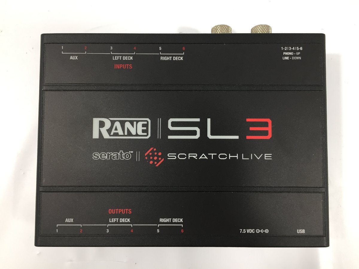 RANE デジタルDJシステム SL3 serato SORATCHLIVE スクラッチライブ 現状品 CJ5.018 /06の画像8