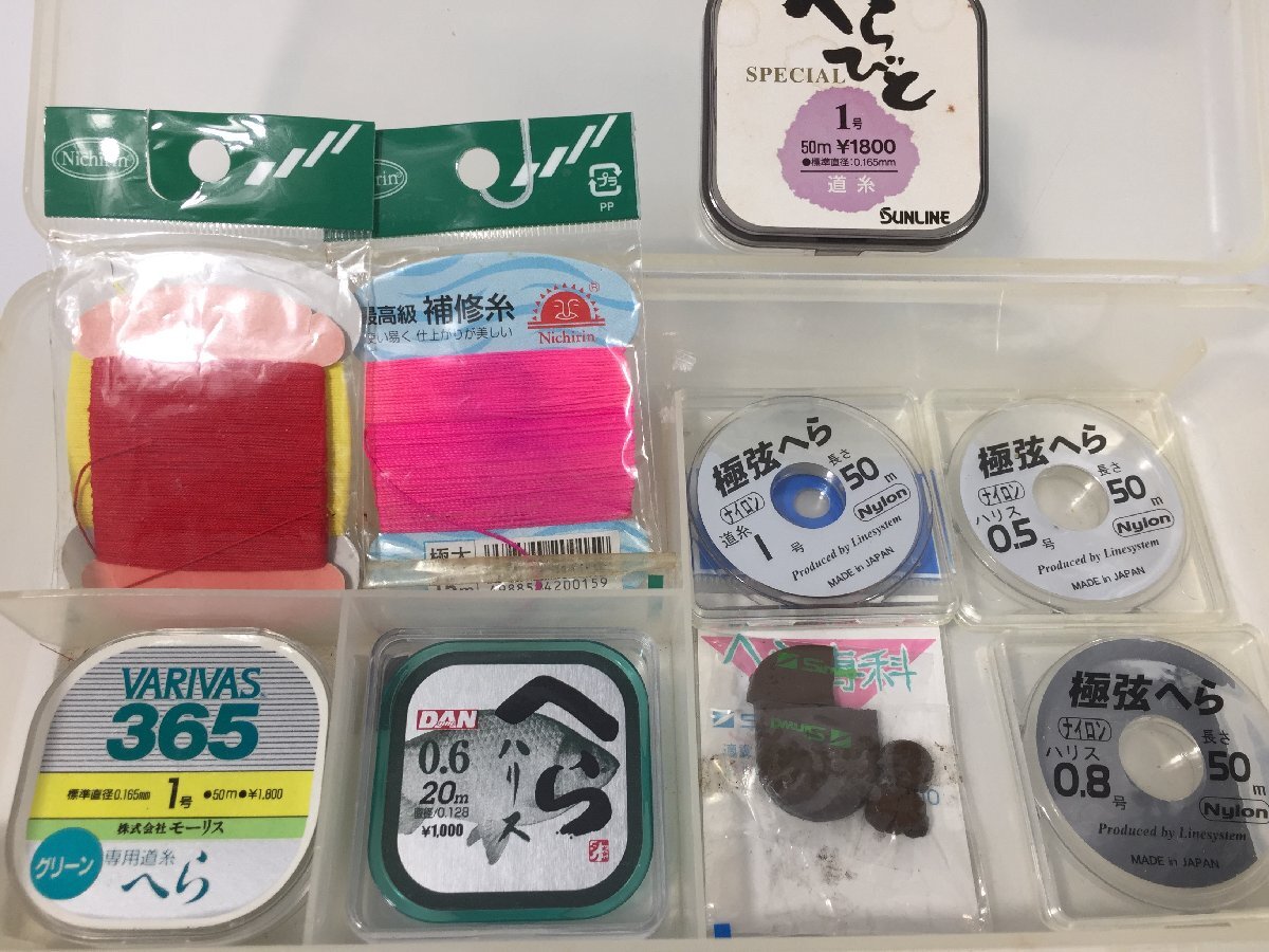 釣り具 おもり/釣り糸巻/針 などまとめて 箱含み総重量約 ２㎏ 中古・未使用混在 ジャンク   TH5.049の画像7