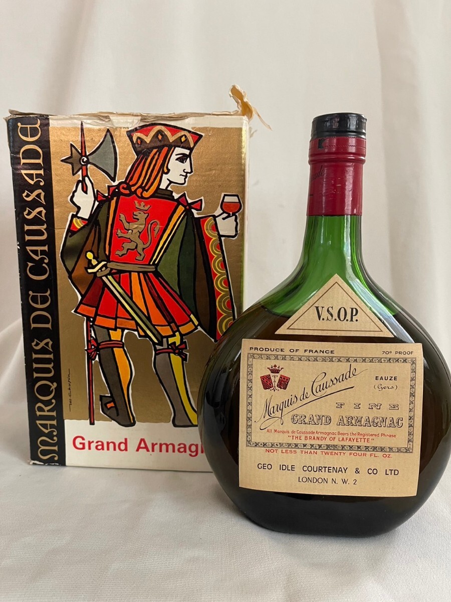 アルマニャック  マルキドコサード VSOP 700ml 未開栓 ARMAGNAC MARQUIS DE CAUSSADE ブランデー # ウイスキーの画像1