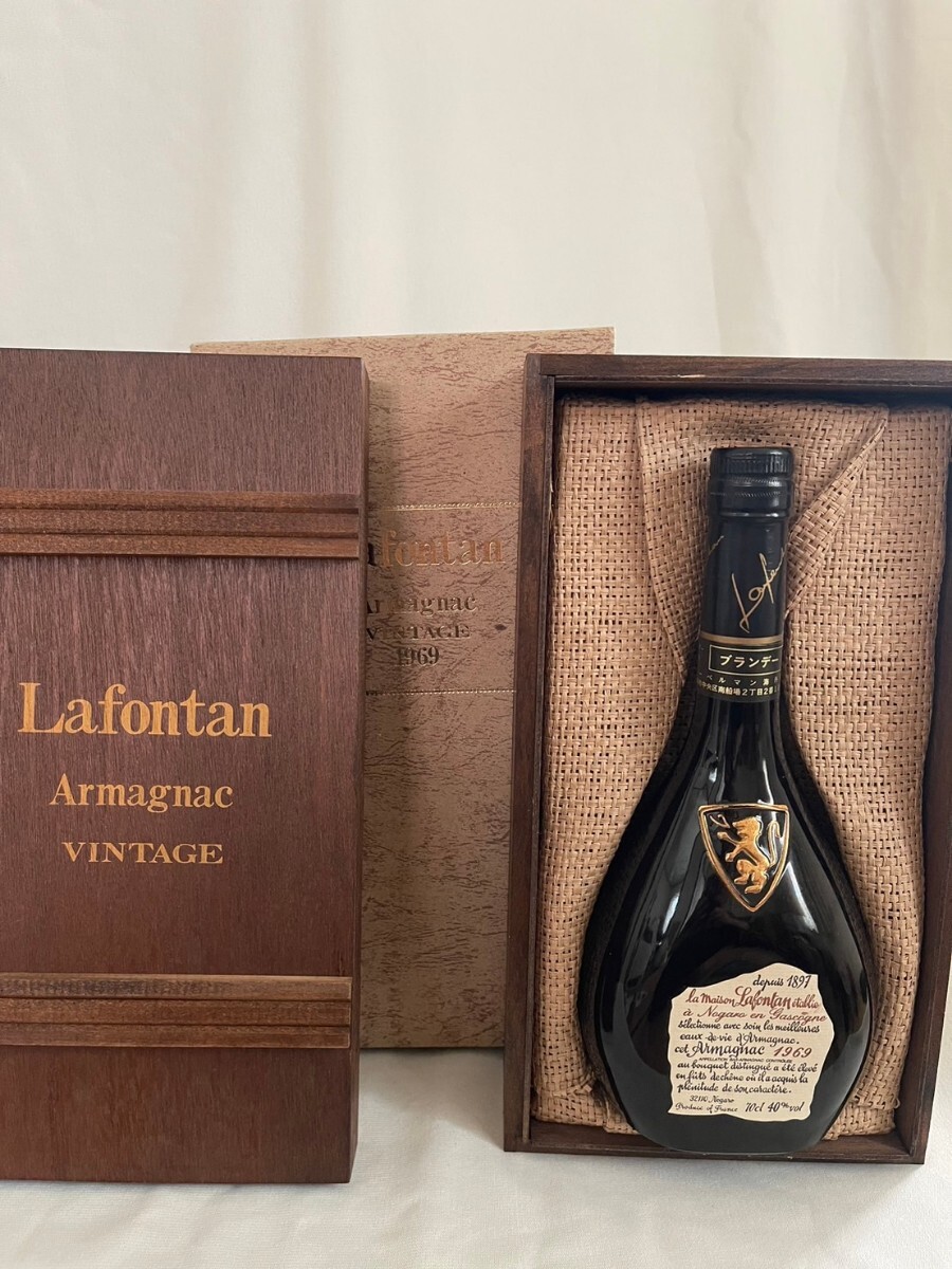 ラフォンタン 1969 ヴィンテージ アルマニャック 700ml 未開栓 Lafontan ARMAGNAC VINTAGE ブランデー # ウイスキーの画像1