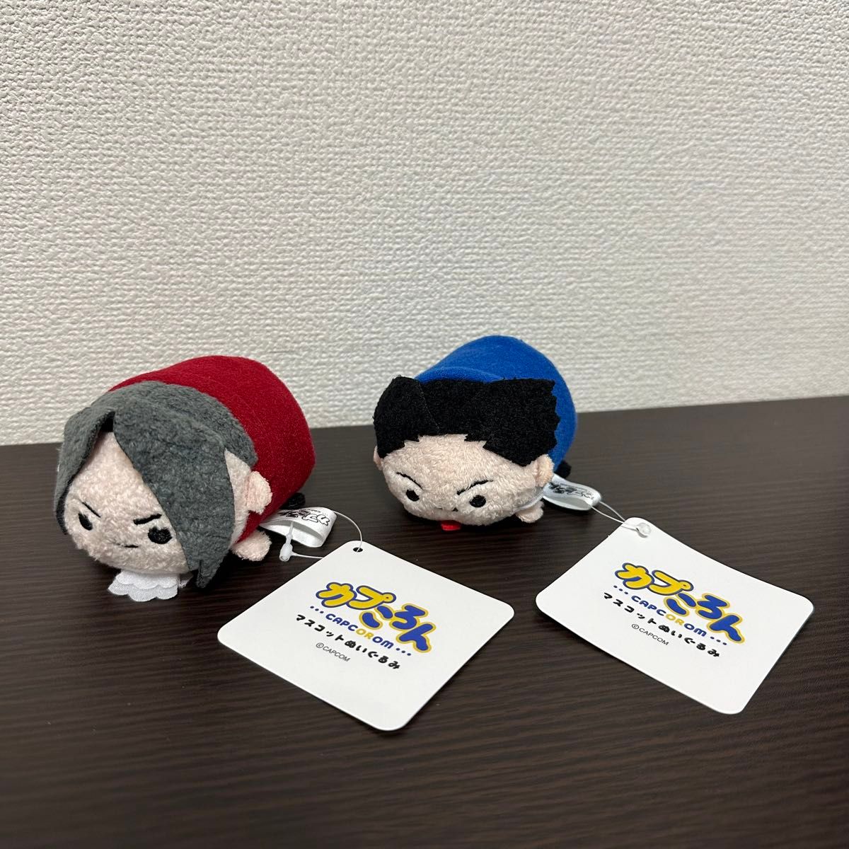 カプころん マスコットぬいぐるみ 成歩堂龍一 御剣怜侍 2個 カプころん マスコットぬいぐるみ 成歩堂龍一 御剣怜侍 2個