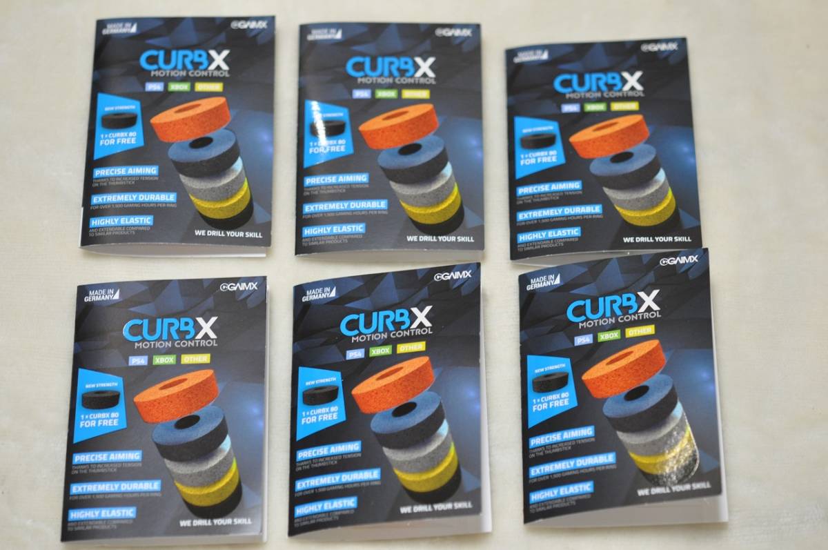 【新品】【未開封】GAIMX　CURBX　MOTION CONTROL　各６個入（1Set）_【出品は１Set】になります。