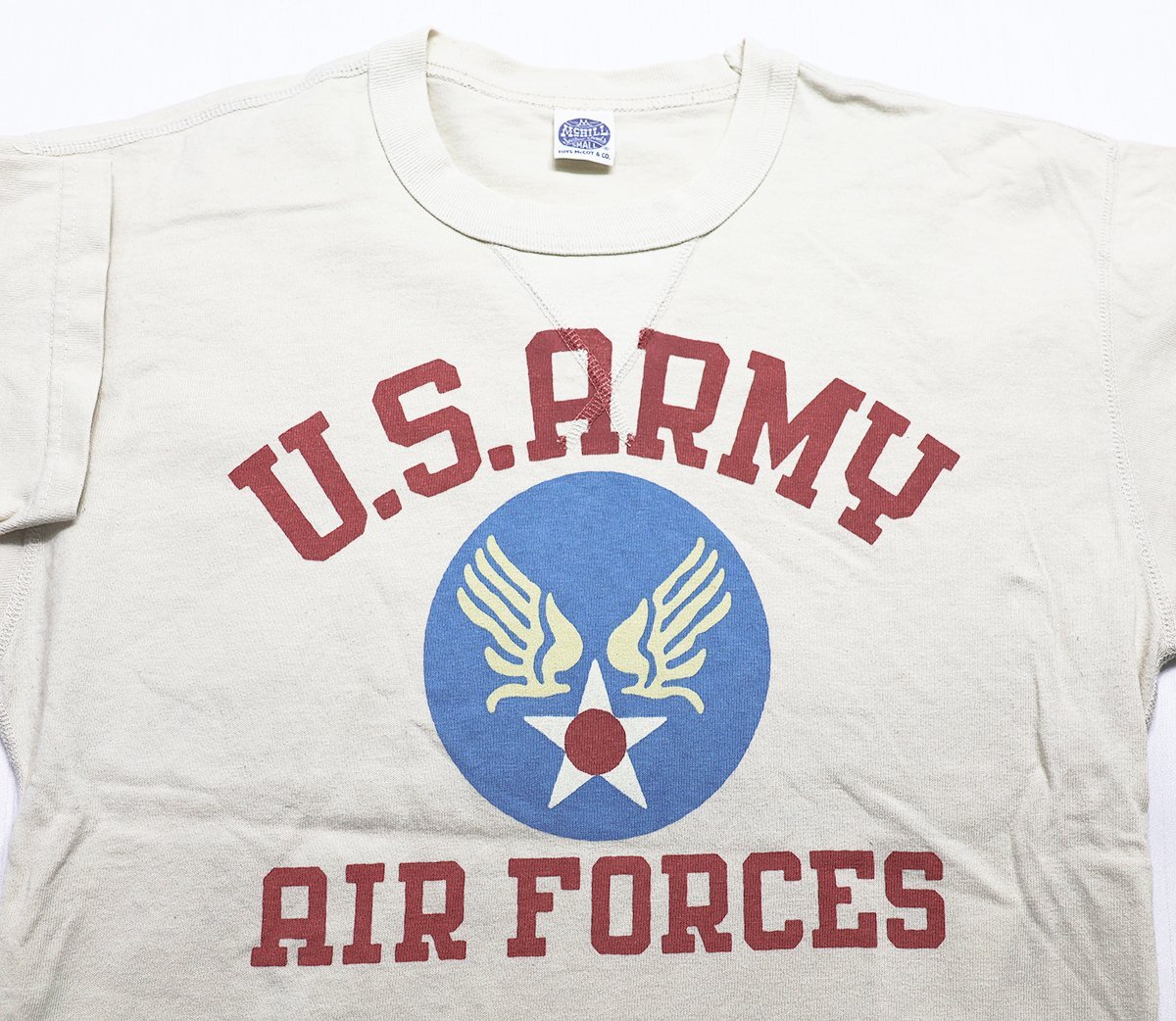 TOYS McCOY (トイズマッコイ) MILITARY TEE - U.S.ARMY AIR FORCES / ミリタリーTシャツ オフホワイト size S_画像3