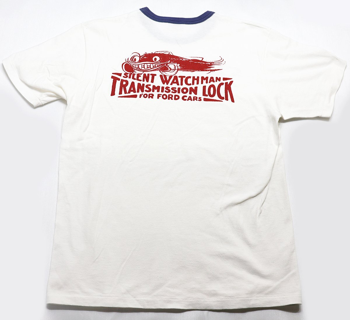 Deluxeware (デラックスウエア) COTTON WEAVE TEE - STEWART / コットンウィーブ クルーネックTシャツ ホワイト size Lの画像2