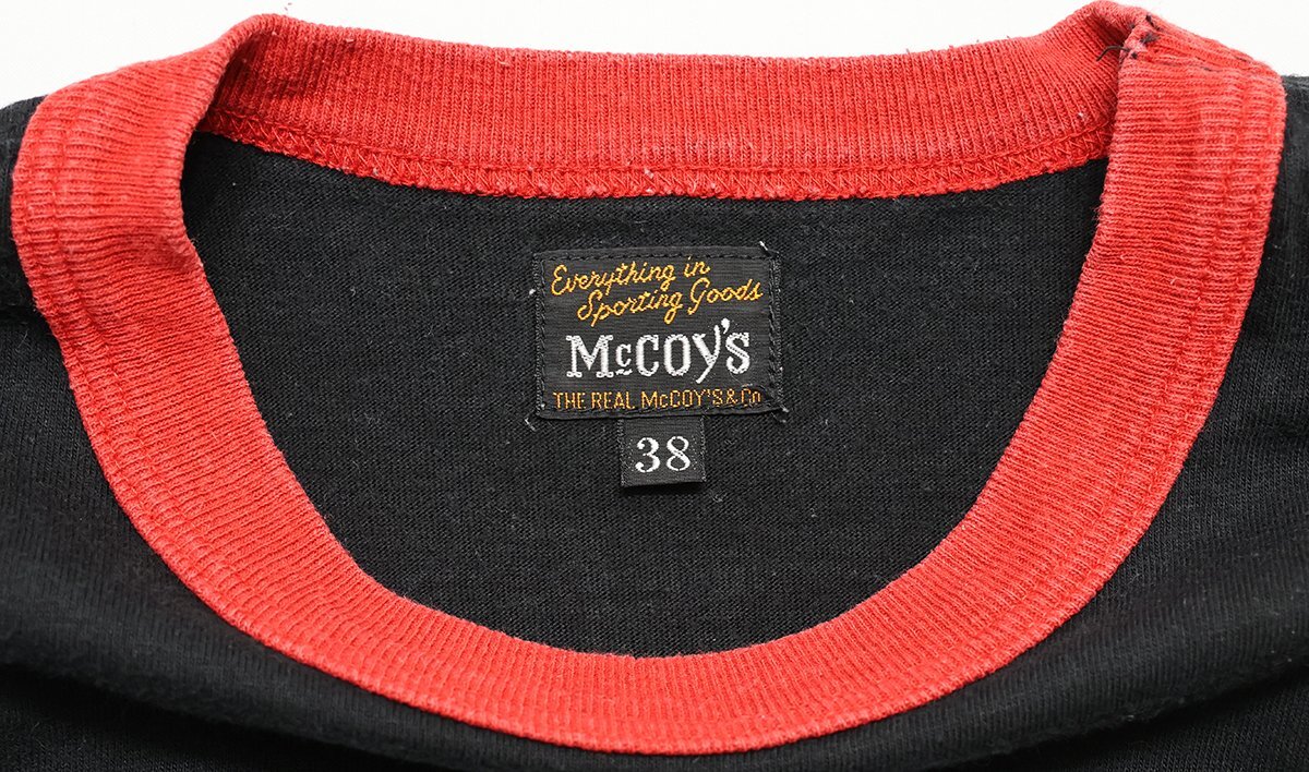 The REAL McCOYS (リアルマッコイズ) BUCO TEE / GLENDALE BURBANK クルーネックTシャツ ブラック size 38(M) / ブコの画像7