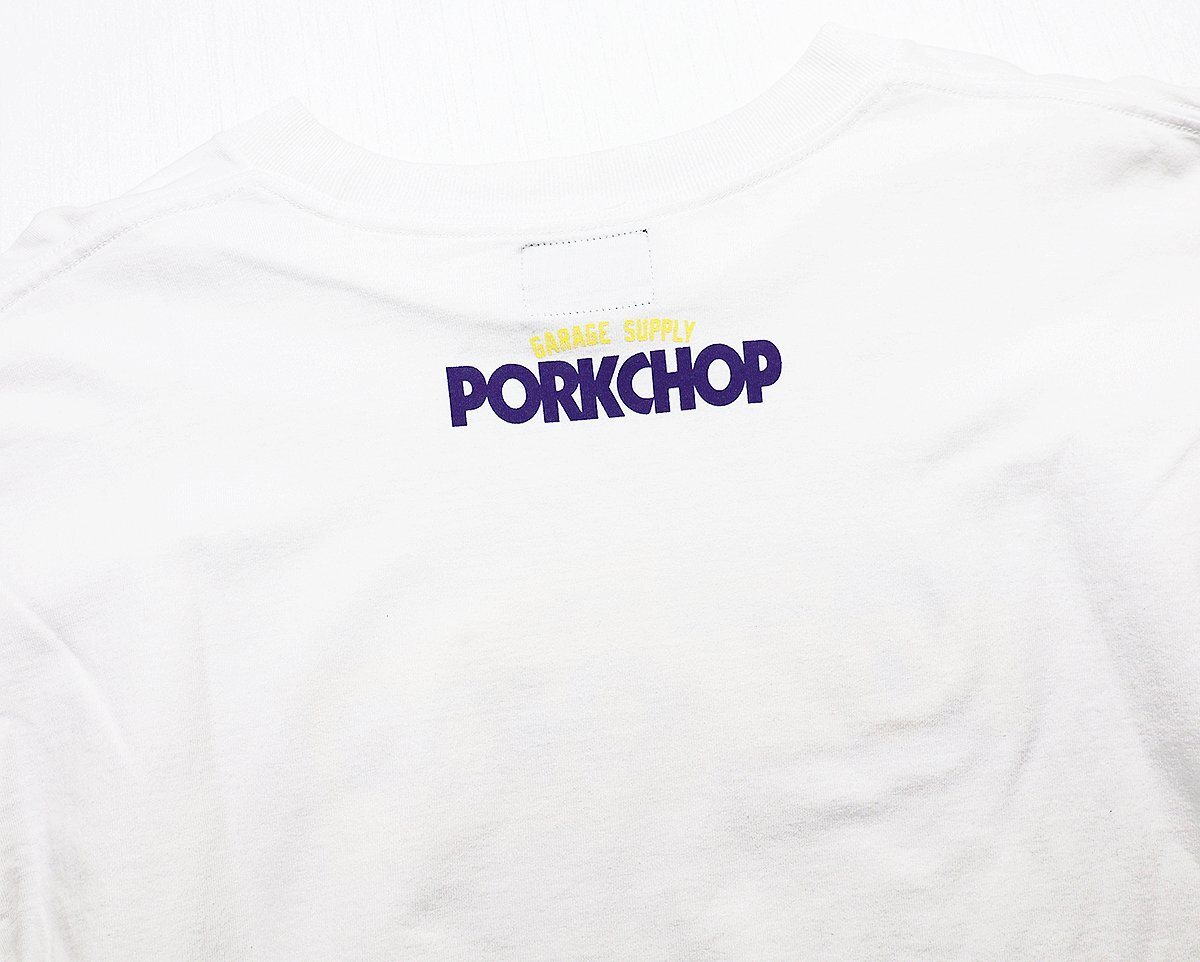 PORKCHOP GARAGE SUPPLY (ポークチョップ ガレージサプライ) Crew Neck Tee / クルーネックTシャツ ホワイト size L_画像4