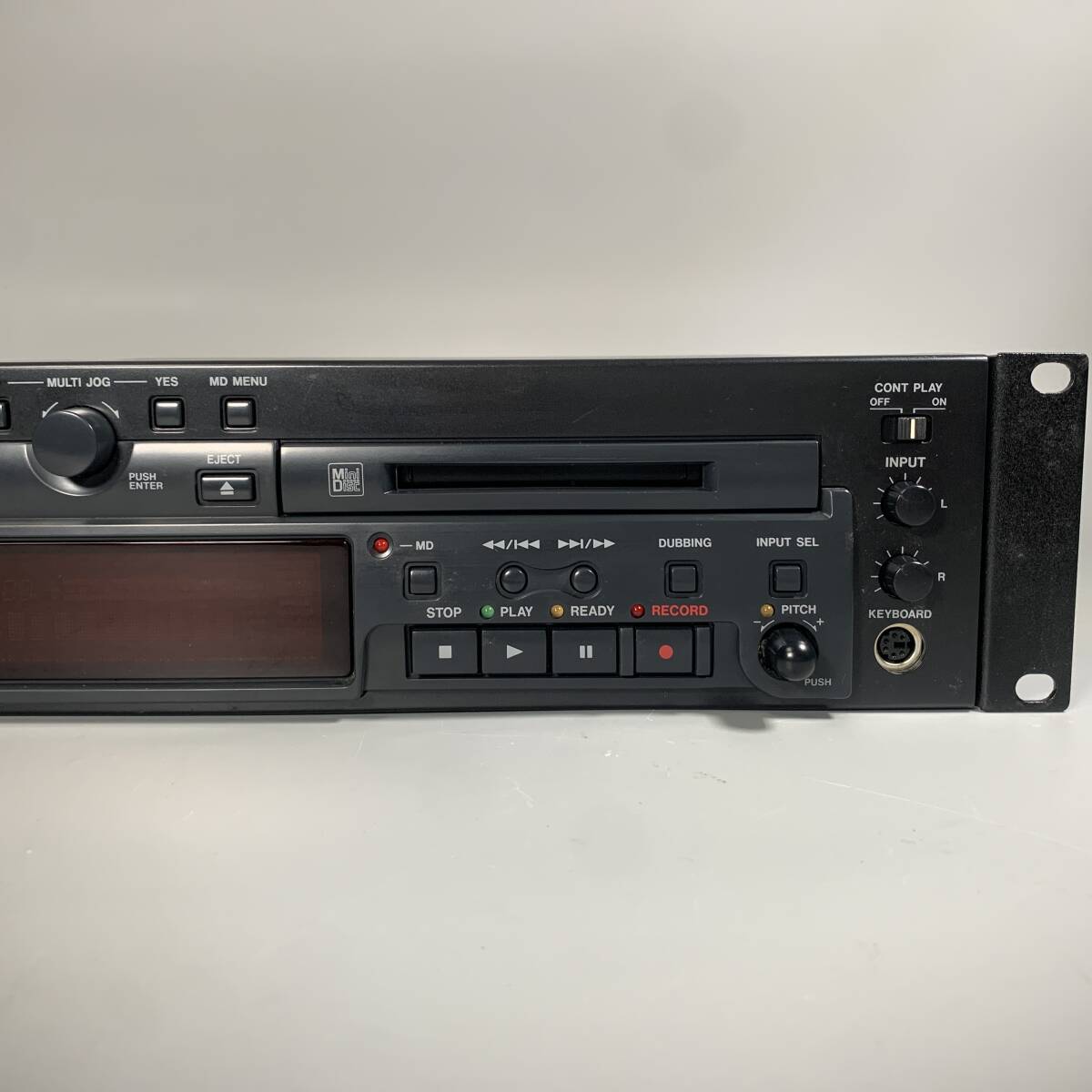 TASCAM Tascam MD-CD1 business use CD player /MD recorder [ electrification * simple operation verification only Junk ]