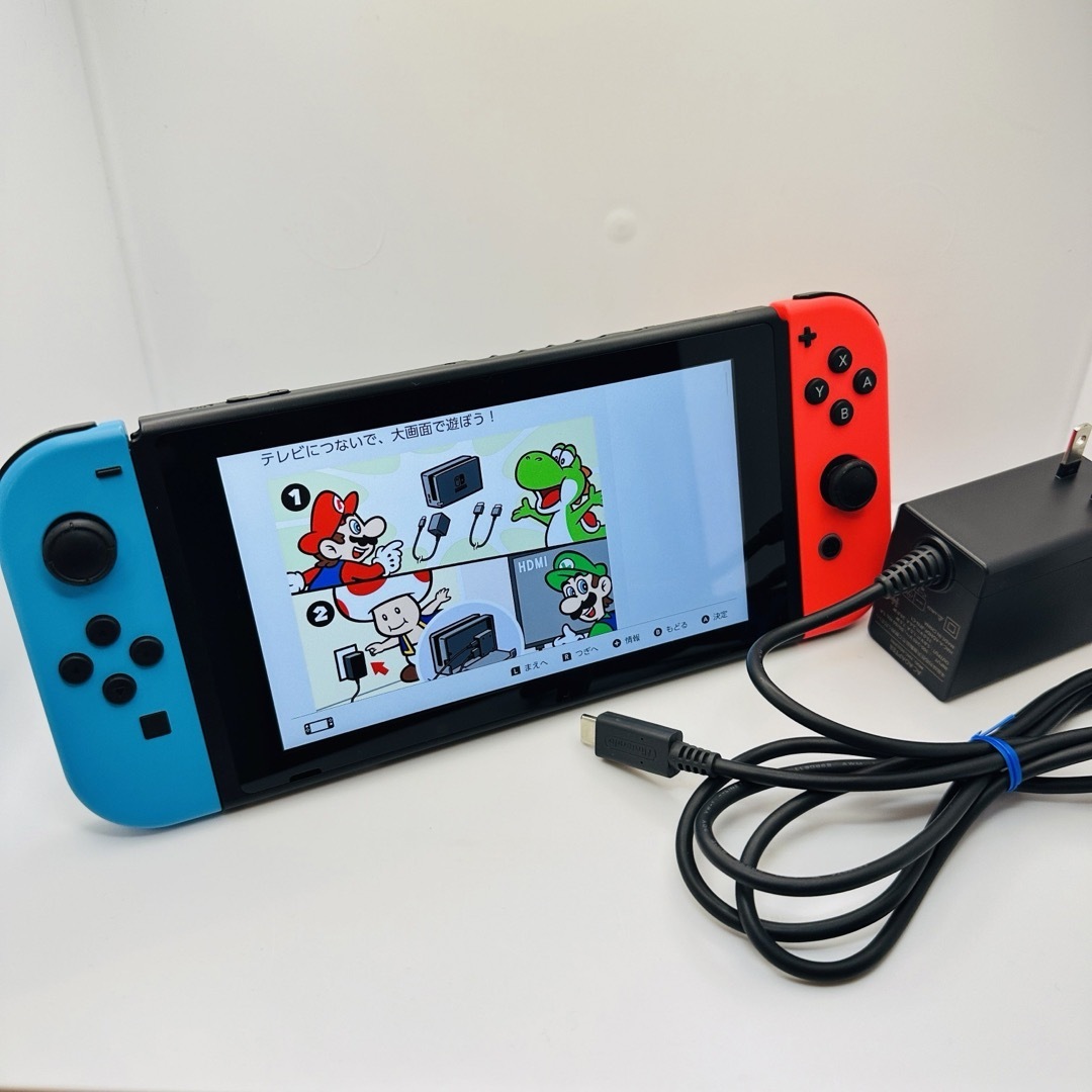 ニンテンドースイッチ 2021 バッテリー強化版【XKJ8895】 AC ニンテンドースイッチ 2021 バッテリー強化版【XKJ8895】 AC