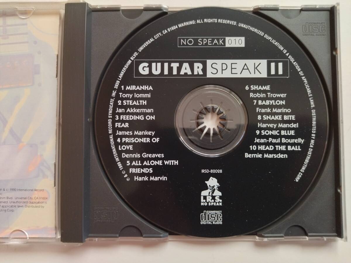 中古CD　GUITAR SPEAKⅡ　VARIOUS ARTISTS　輸入盤　_画像3