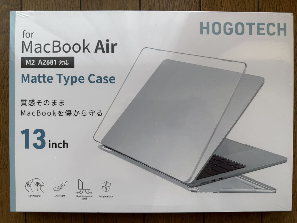 MacBook Air 13インチ M3 / M2 ケース 2024 2022 カバー クリアカバー A3113 A2681 HOGOTECH_画像7