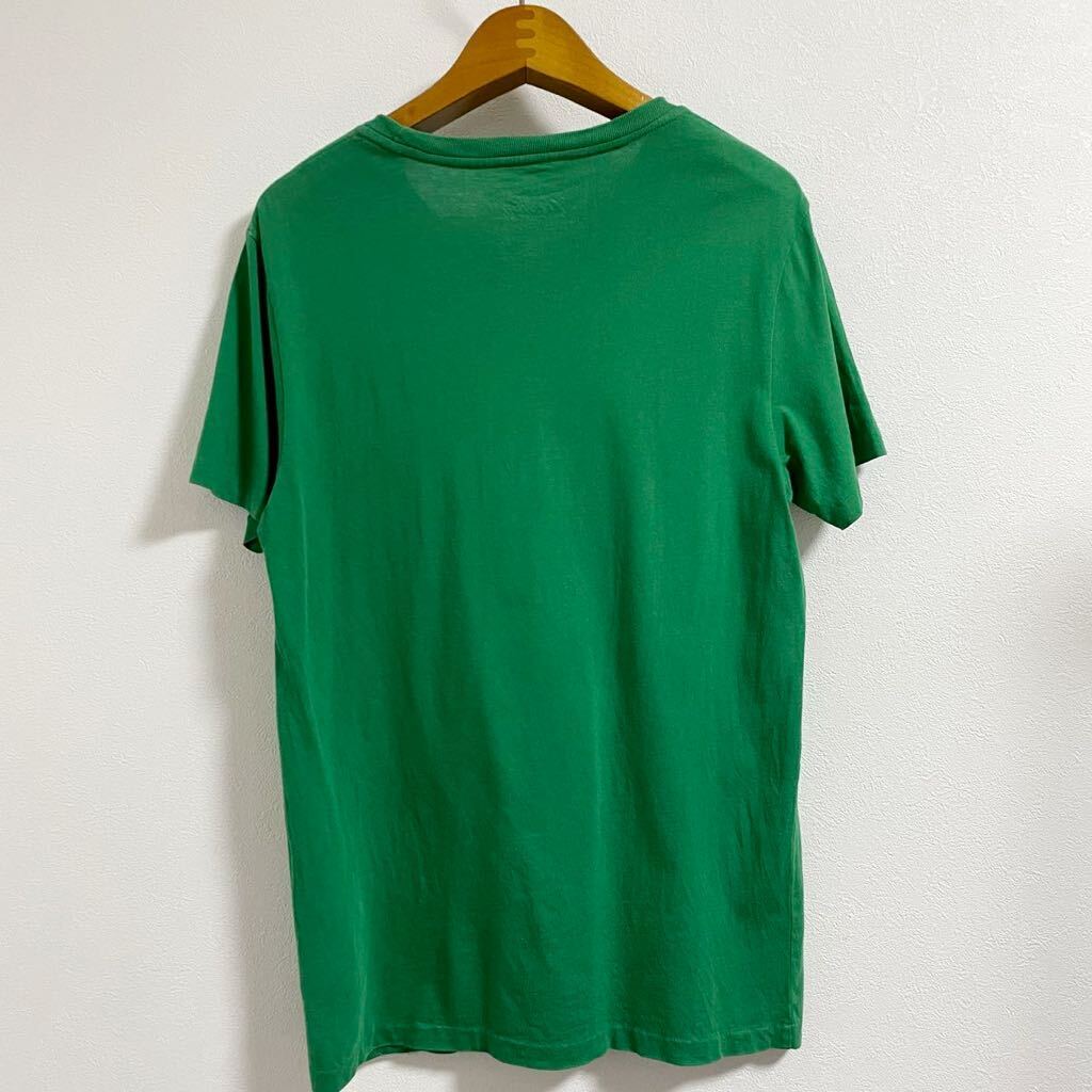【RUGBY】 ゴシックRロゴ ポケット Tシャツ【ラルフローレン ラグビー】グリーン ワンポイント 刺繍 カットソー 無地T POLO RRLの画像3