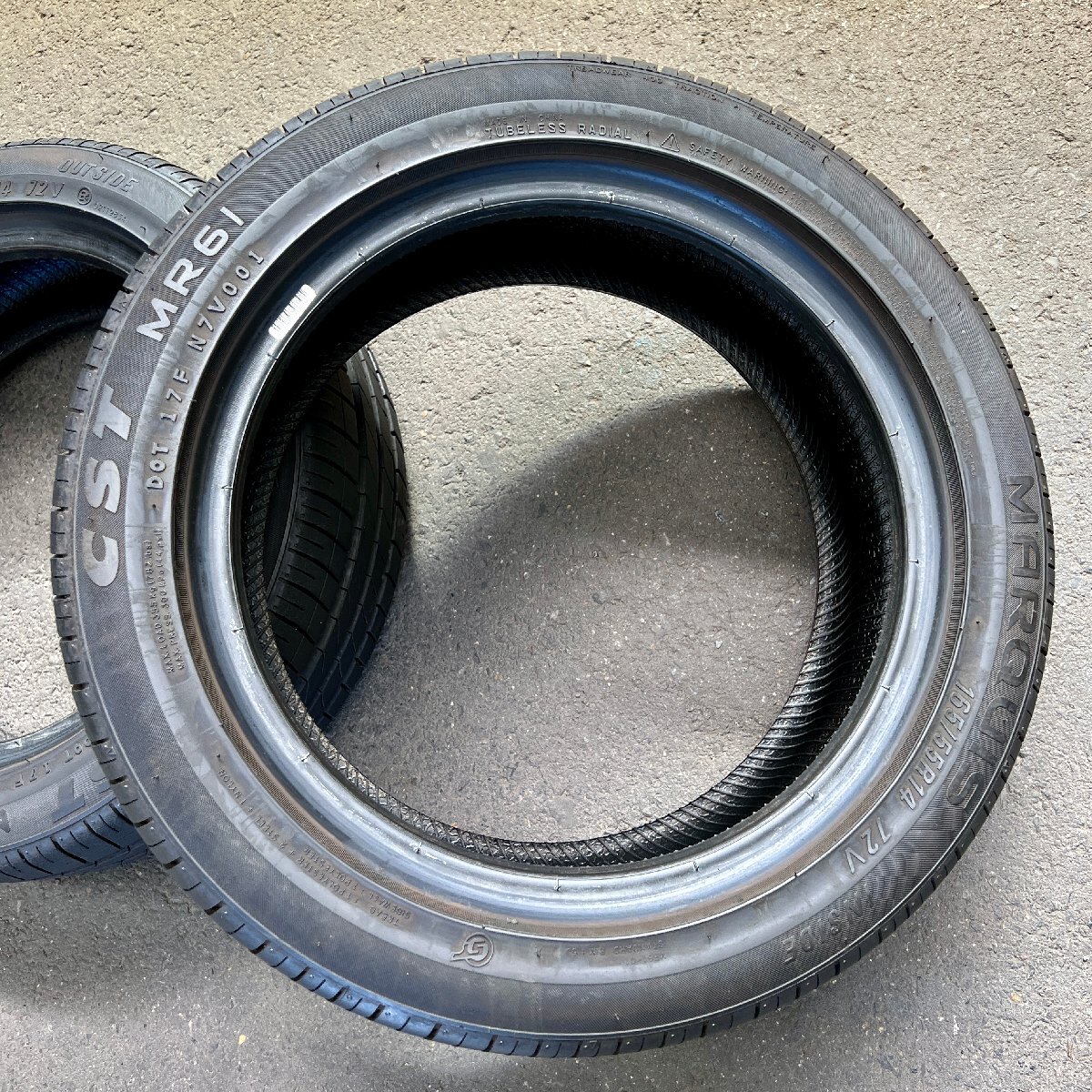 タイヤ2本セット　MARQUIS CST MR61(マークイス CST MR61)　165/55R14　2023年製　5ミリ_画像7