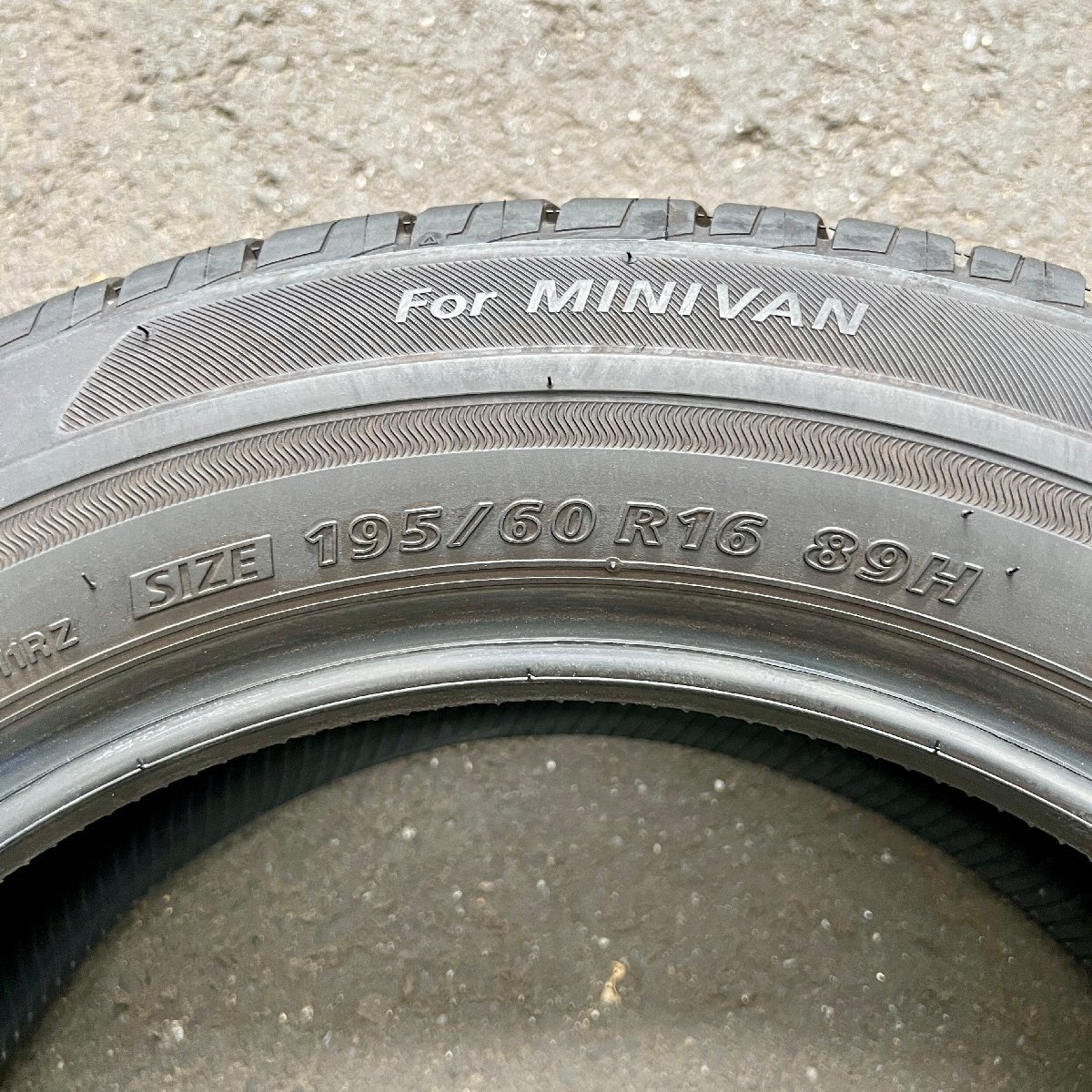 タイヤ2本セット　BRIDGESTONE ECOPIa NH100RV(ブリヂストン エコピア)　195/60R16　20221年製　5ミリ_画像8