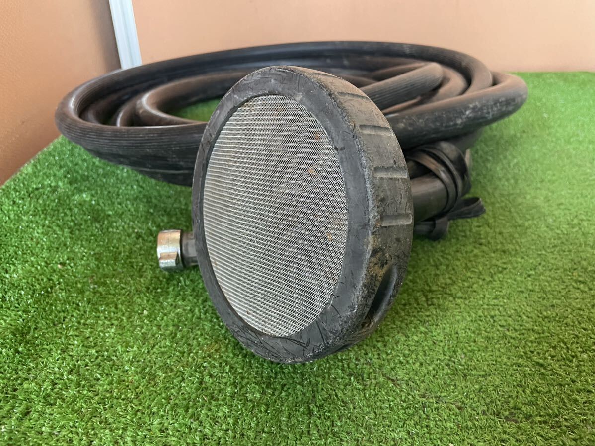  power sprayer water supply hose strainer approximately 3m diameter power sprayer water supply hose used sprayer dispenser weeding medicina disinfection . water used present condition 