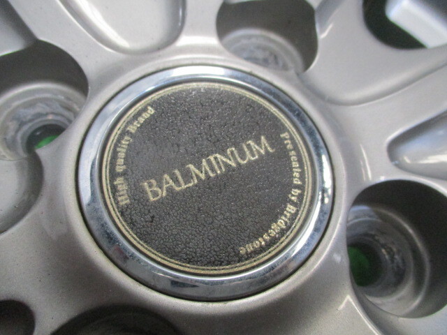 BALMINUM バルミナ 社外 タイヤ付 アルミ ホイル4本 14インチ 4穴_画像6