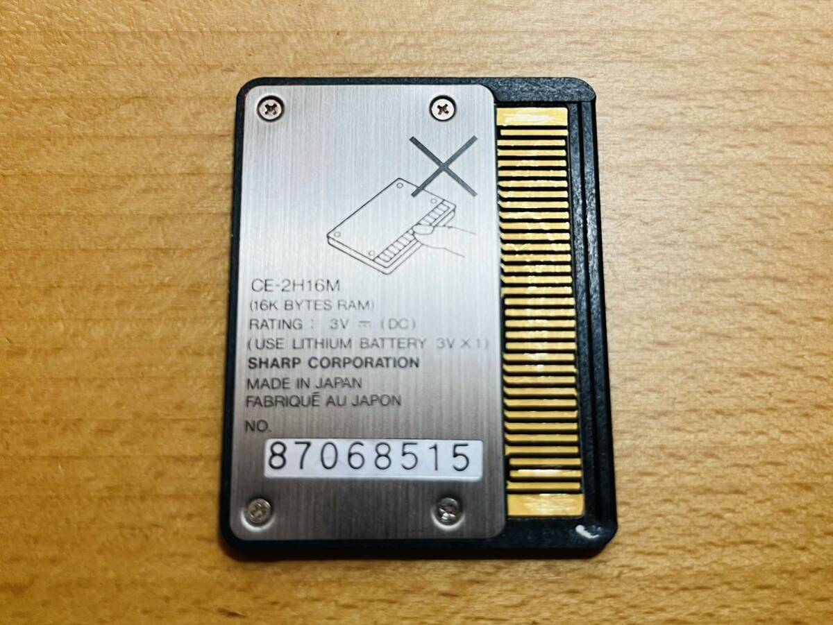 [ редкостный ] sharp карманный компьютер для RAM карта 16KB CE-2H16M