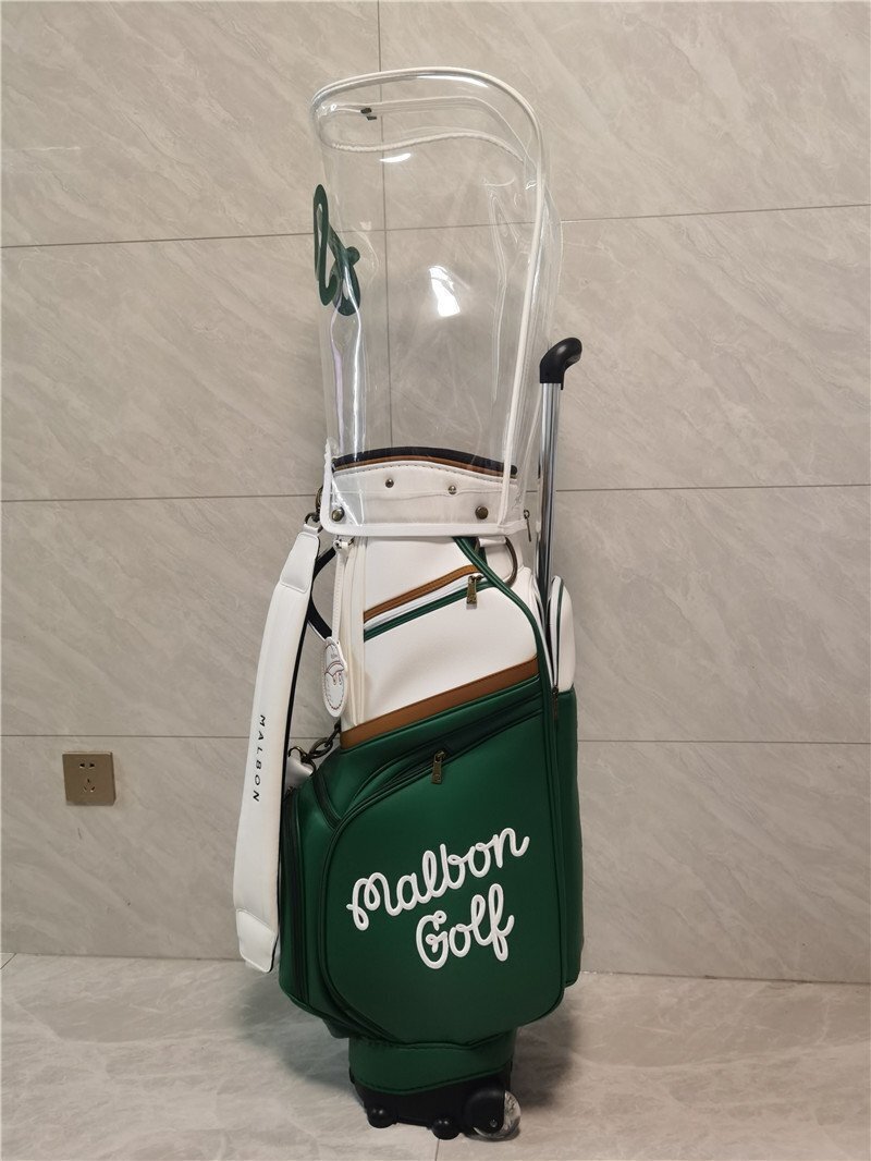 MALBON ゴルフバッグ キャディーバック PU レザー,9型，5kg b1148_画像1