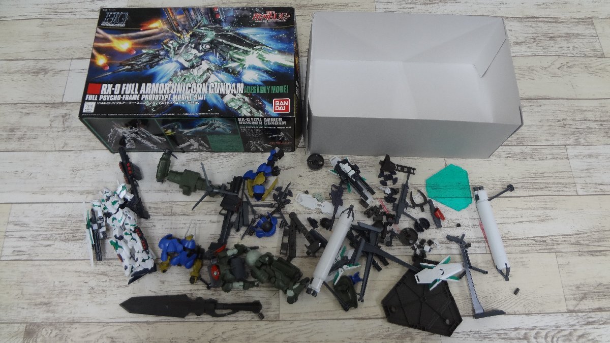 071C collection . ending gun pra summarize MG 100 type HGf lure ma-* Unicorn Gundam te -stroke roi mode hell m vi -ge Lynn car etc. [ Junk ]