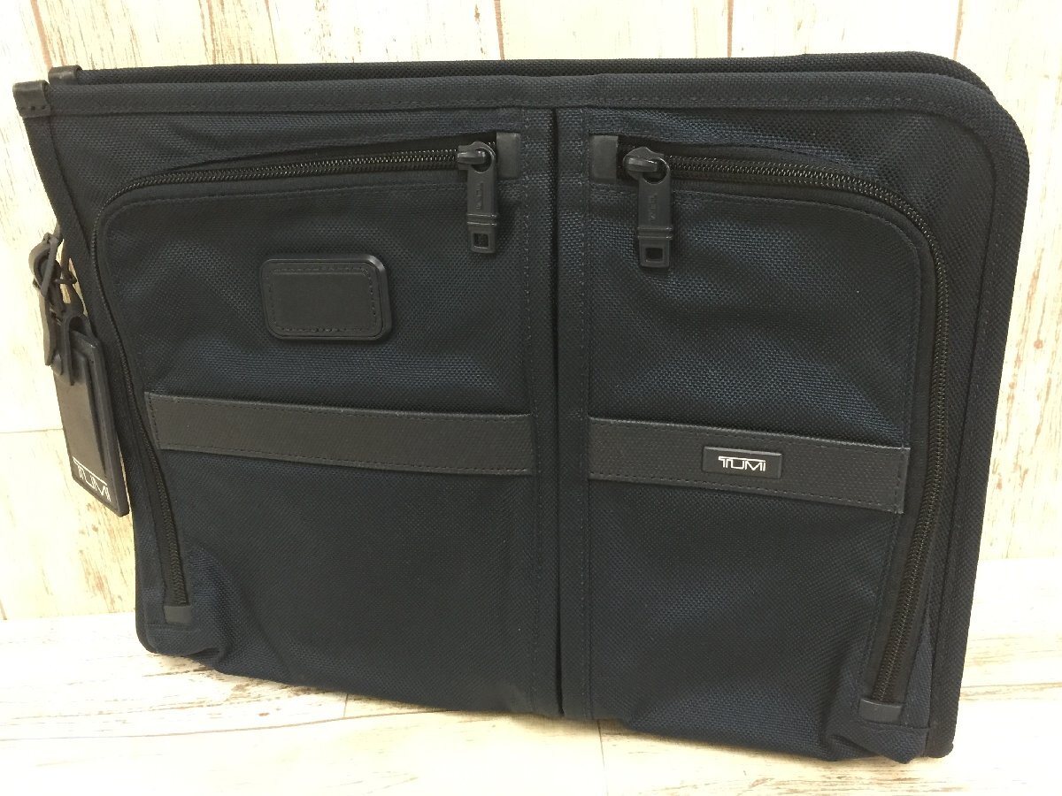 146B TUMI × SHIPS クラッチバッグ BAG コラボ 別注 トゥミ シップス【中古】_画像1